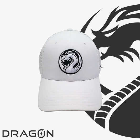 DRAG0N MESH WHITE HAT