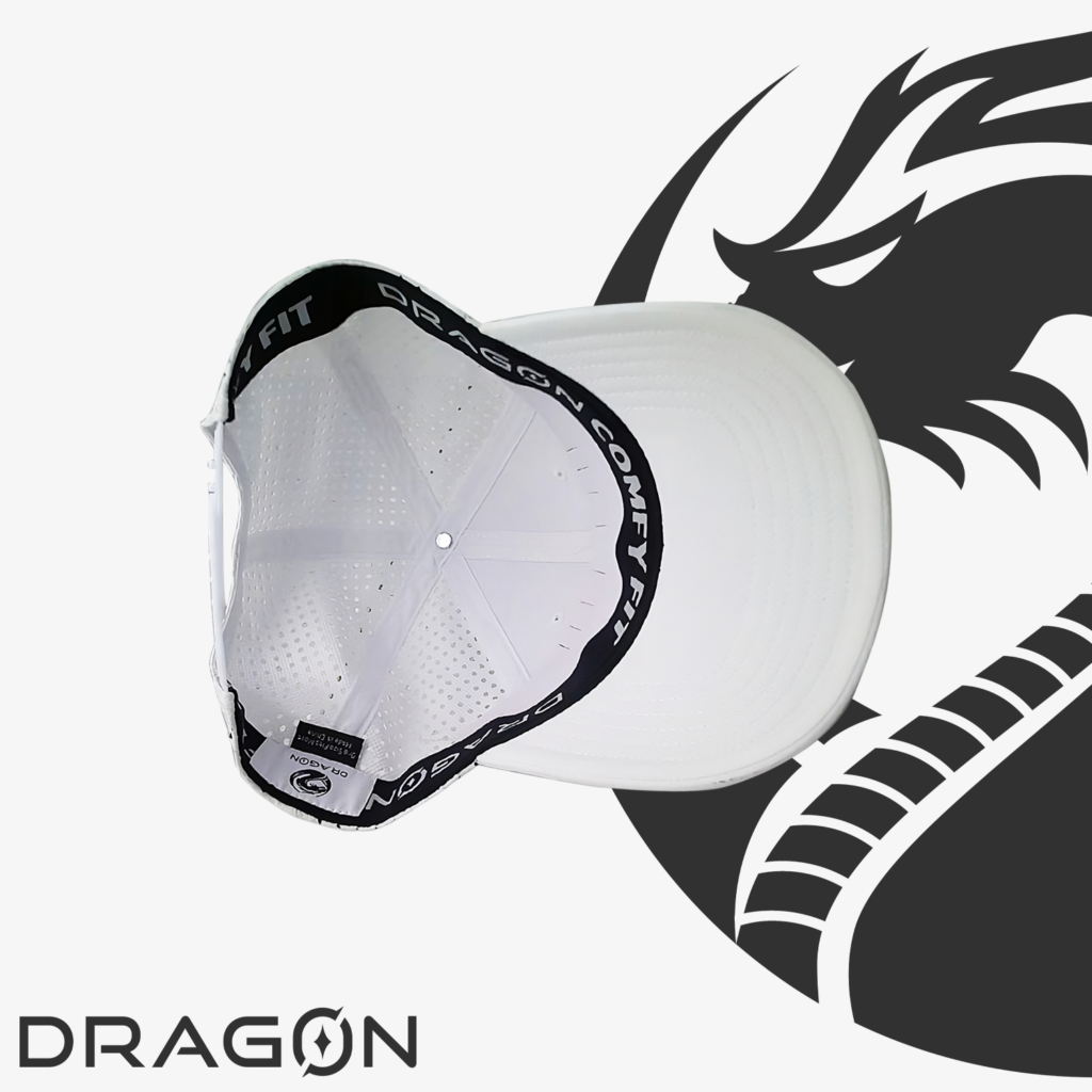 DRAG0N MESH WHITE HAT