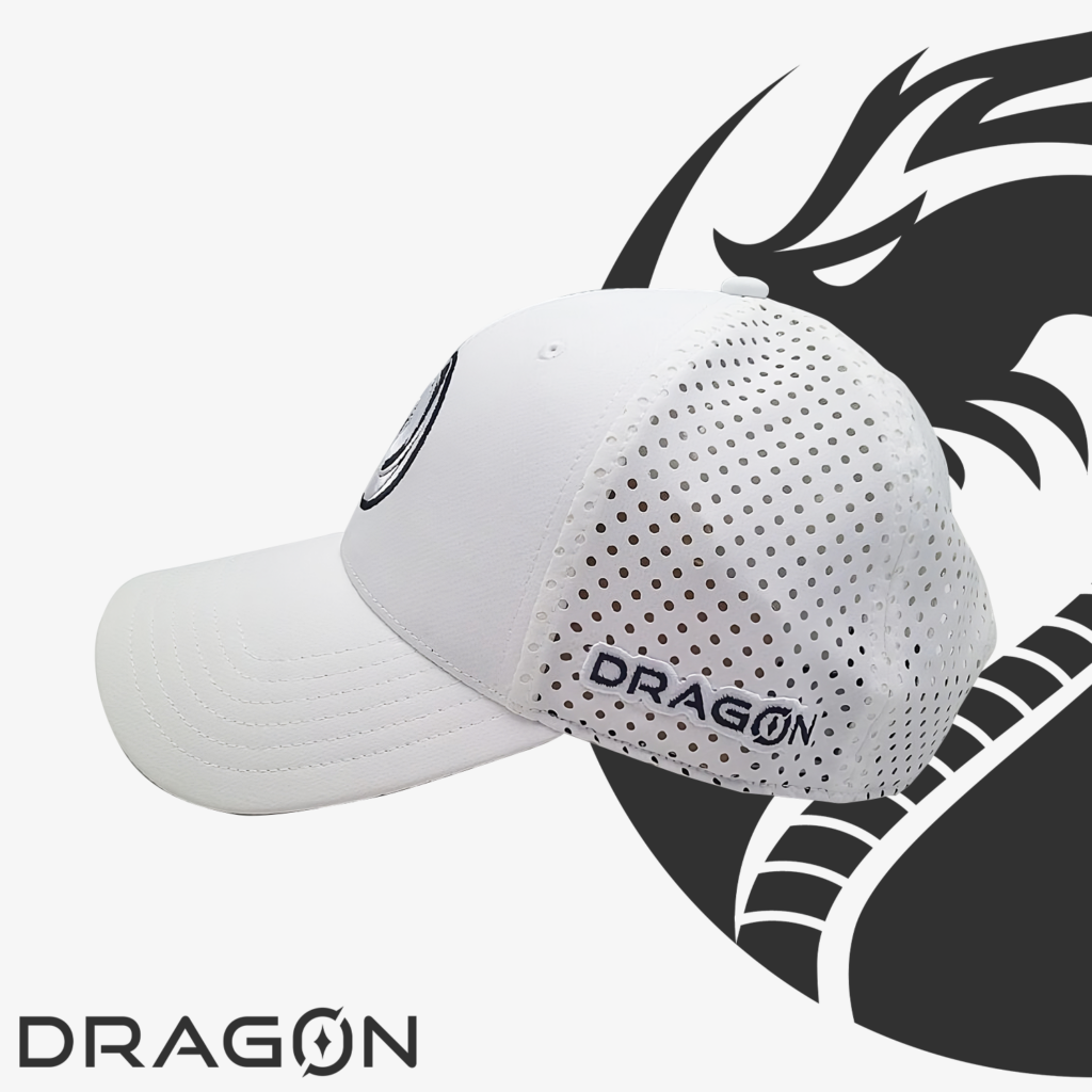 DRAG0N MESH WHITE HAT