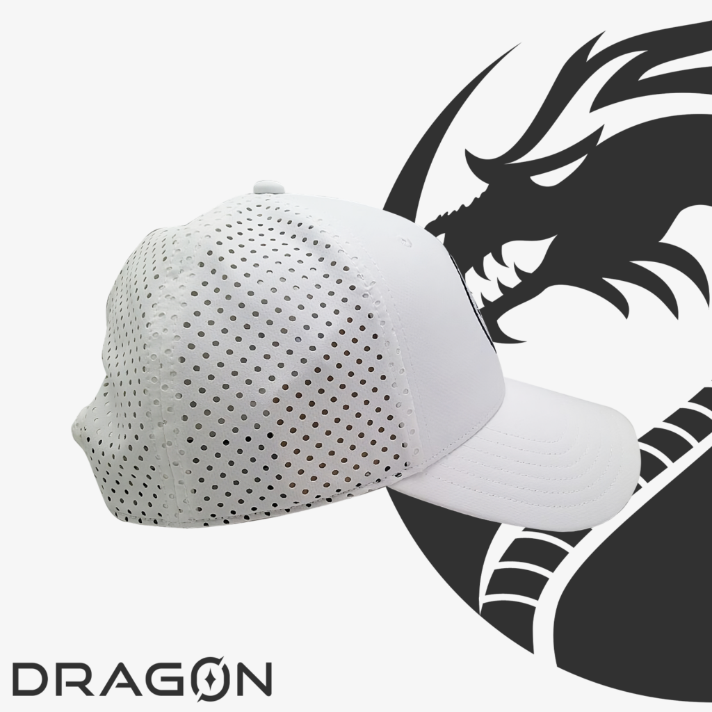 DRAG0N MESH WHITE HAT